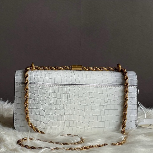 154786 - Tory Burch Eleanor Embossed Rectangular Bag - Picture 6 of 13